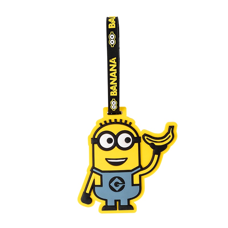 名创优品(miniso) 小黄人系列行李牌装饰摆件(Phil)
