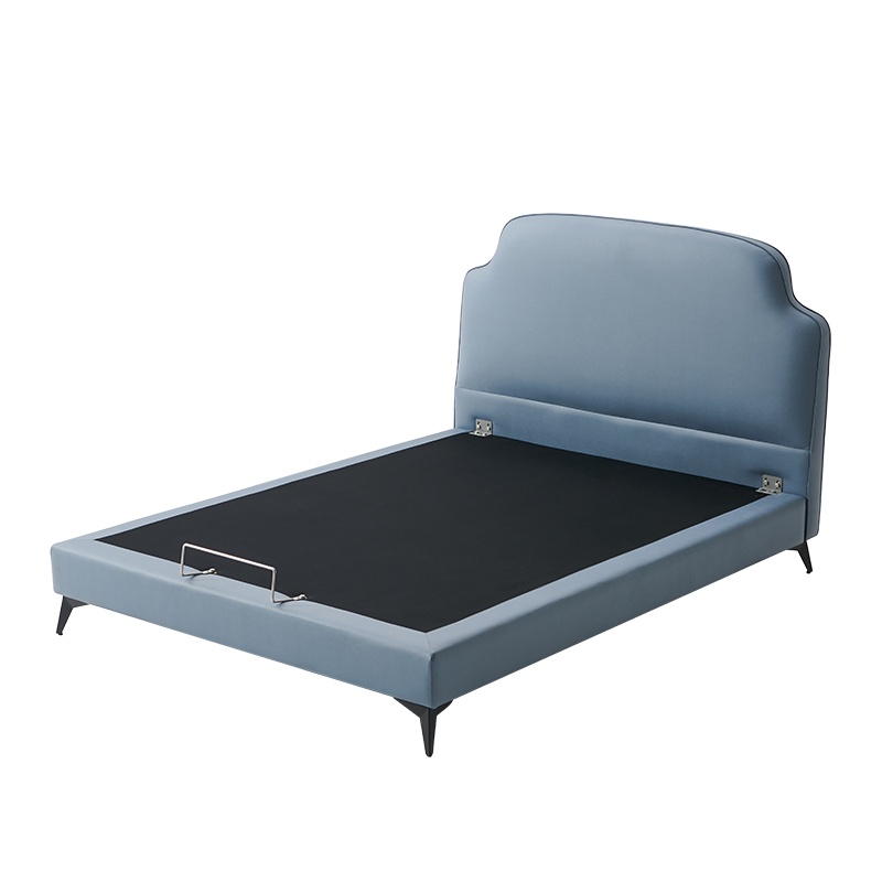 左右沙发儿童床北欧现代简约儿童卧室1.2m单人床青少年小户型卧室床轻奢实木床CHR001