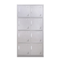 卓澳(ZHUOAO)更衣柜储物柜员工换衣柜防锈防潮柜鞋柜碗柜304不锈钢8门更衣柜