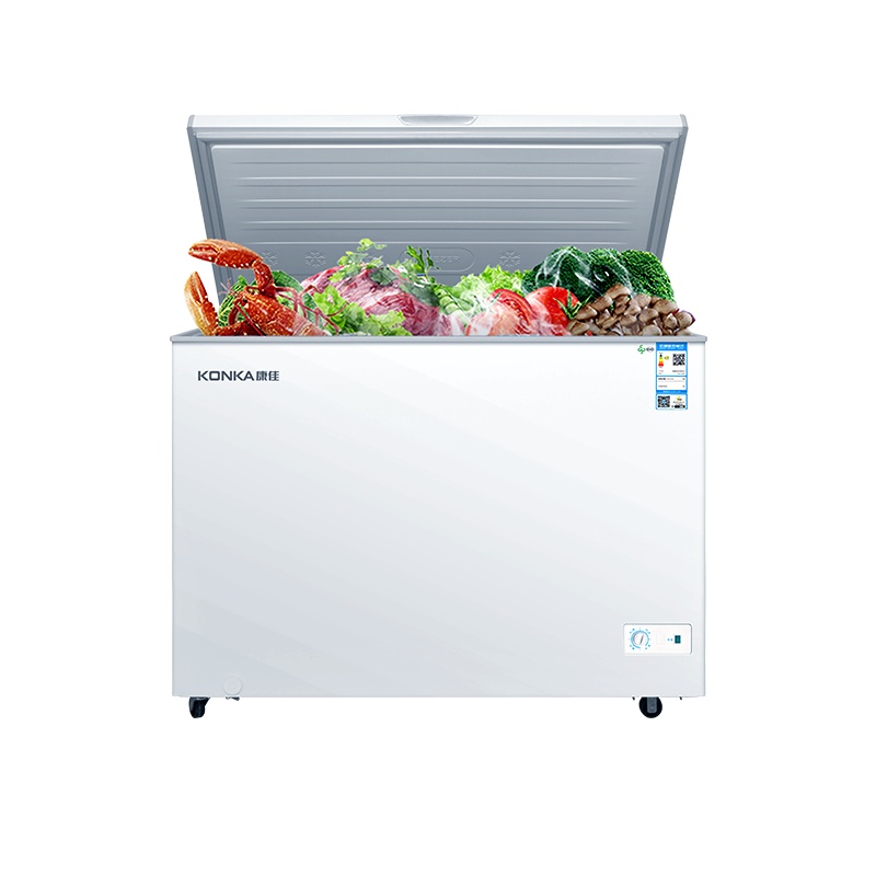 康佳(KONKA)325升 大容量冰柜冷柜 商用家用 冷藏冷冻转换单温速冻卧式冰柜 BD/BC-325DTX