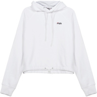 FILA 斐乐 女士棉质加绒款短款连帽卫衣运动衫 687992
