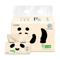 心相印 本色纸 竹π系列抽纸 3层120抽*6包(中规格) 软抽