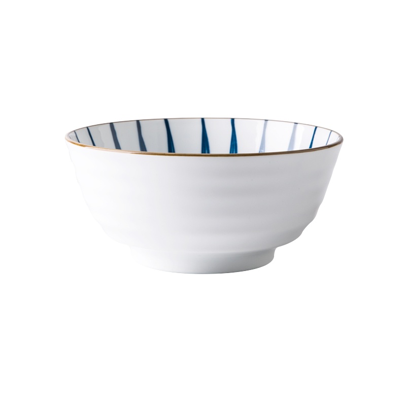 亿嘉IJARL 兰草6英寸面碗家用大面碗斗笠碗陶瓷学生宿舍日式拉面碗泡面碗