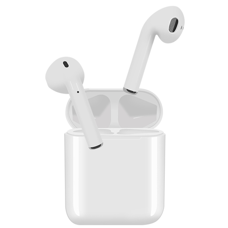 辉宏时代无线蓝牙耳机跑步运动蓝牙耳机超长待机苹果系统安卓手机系统通用 i2白色蓝牙耳机音质清晰颜值高