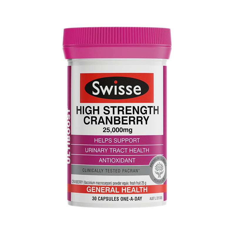 Swisse斯维诗 高强度蔓越莓软胶囊 25000毫克 30粒/瓶 澳洲进口