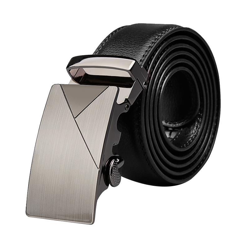 【顺丰配送】青年牛皮男士皮带男式皮带牛皮自动扣男士裤带男式裤带牛皮男士裤腰带牛皮男式裤腰带PD160333-2