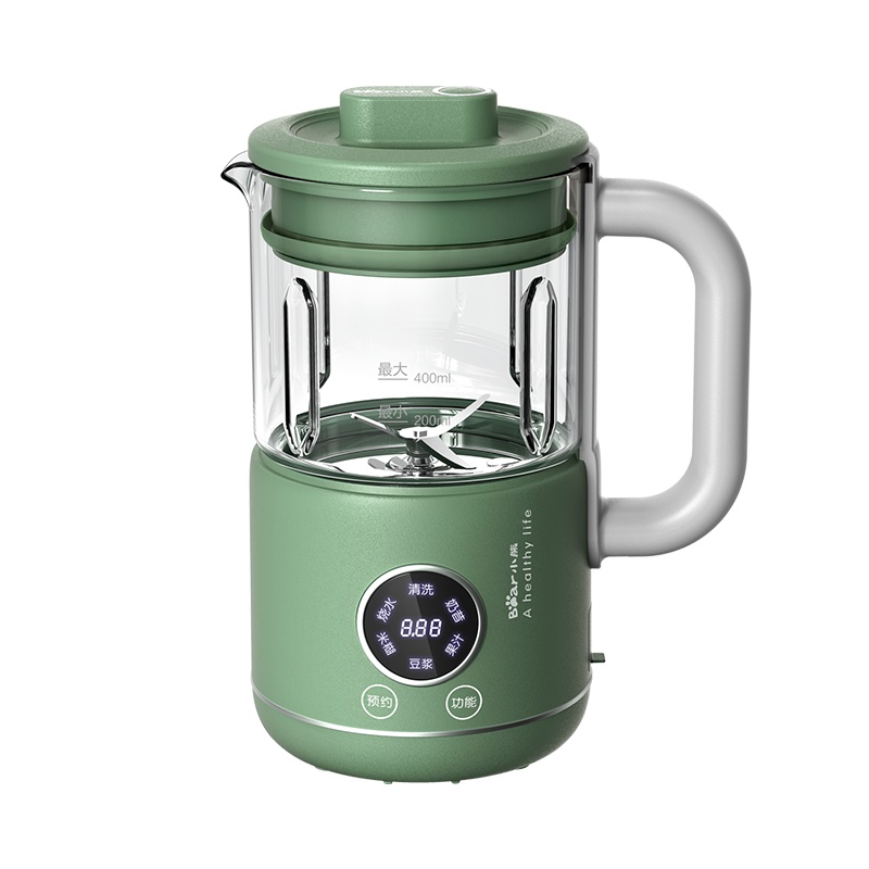 小熊(Bear)破壁机家用小型多功能迷你豆浆机预约加热料理机榨汁机自动米糊果汁免滤PBJ-B05G1 0.4升