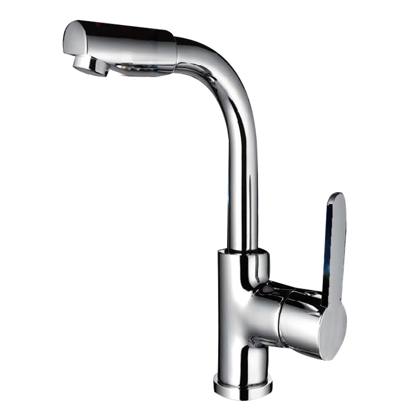 厨房龙头卫浴龙头面盆冷热水龙头全铜台盆龙头洗脸盆洗手盆卫生间台下盆龙头加高可旋转单把单孔