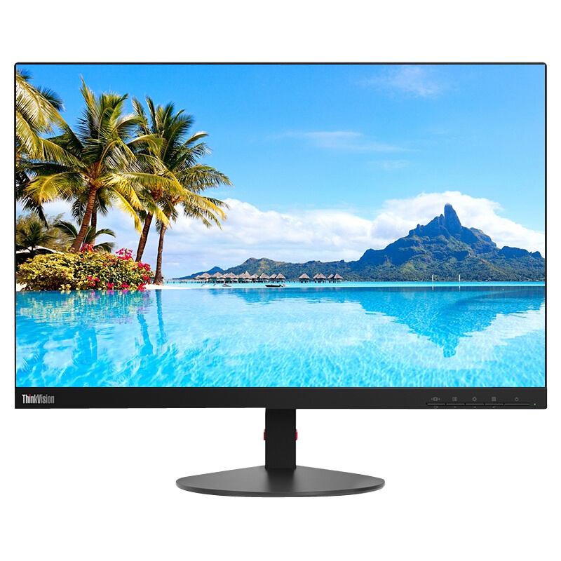 联想 ThinkVision S22e-10 21.5英寸窄边框低蓝光不闪屏VA屏 商用办公电脑显示器(DVI/VGA接口)