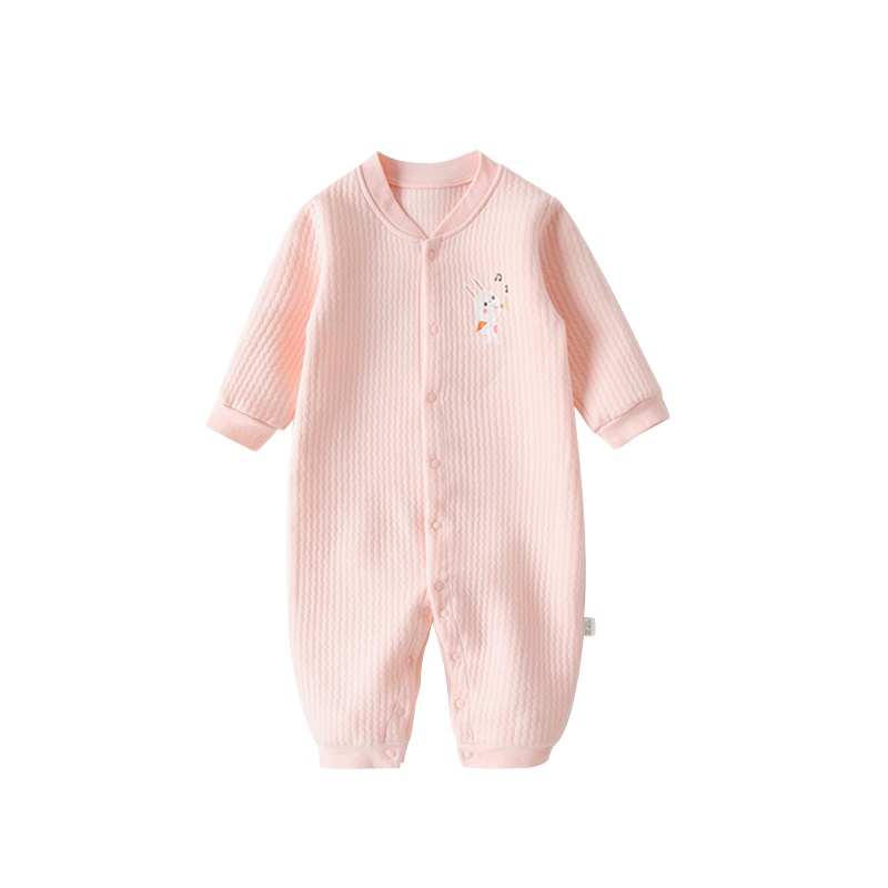 猫人婴儿连体衣初生新生儿睡衣宝宝夹棉冬季冬装保暖哈衣长袖爬服