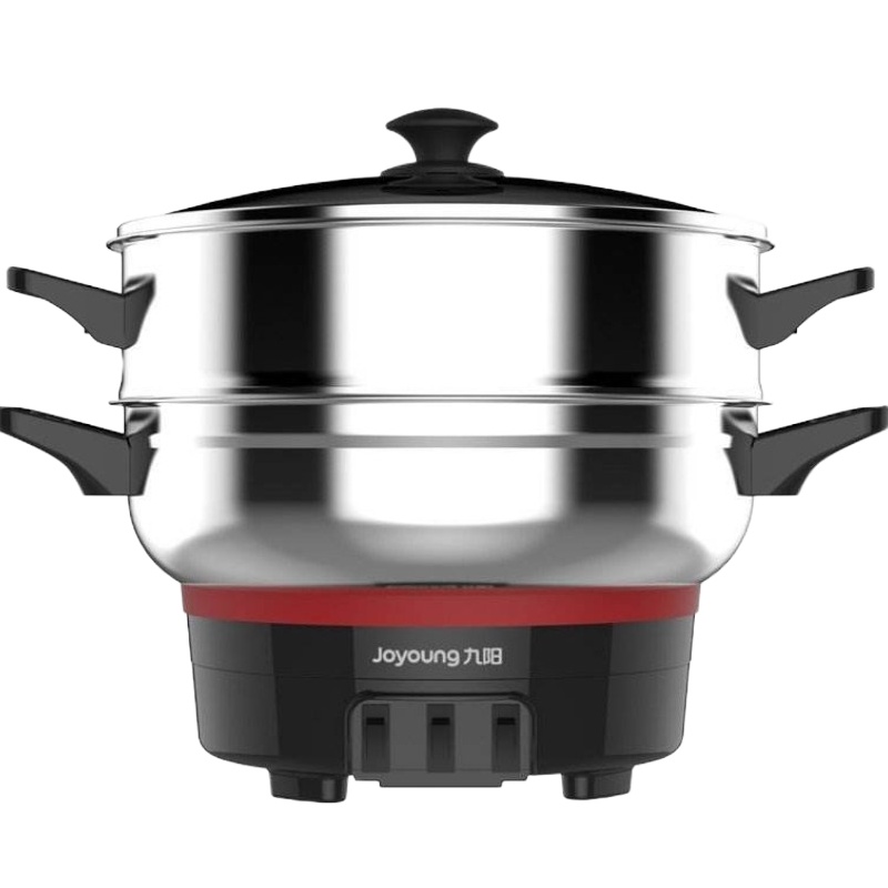 九阳(Joyoung)电蒸锅JK-32R1炒蒸煎304不锈钢双层设计