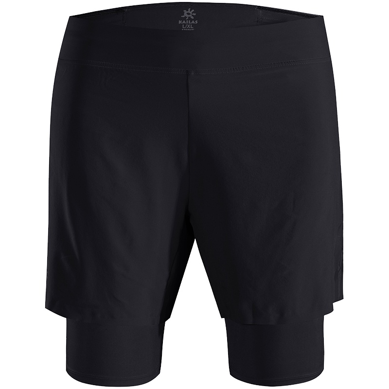 Kailas/凯乐石 户外运动 男款跑步二合一短裤(平脚内裤)