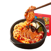 有你一面香辣牛肉火锅面360g 方便速食火锅刀削面方便面