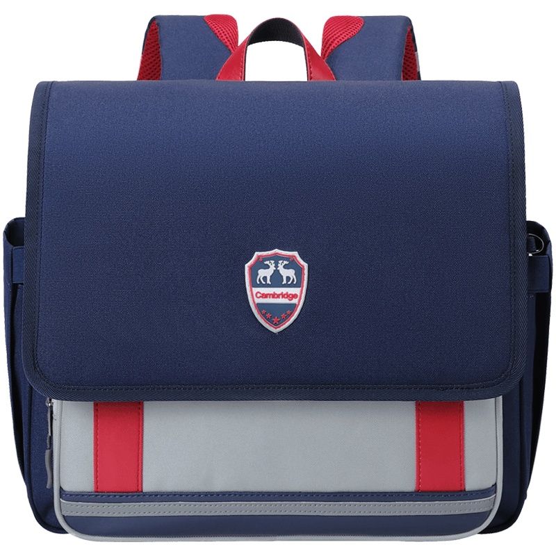 第九城（V.NINE） 小学生书包男童1-3年级英伦卡通轻便双肩包学前班儿童背包