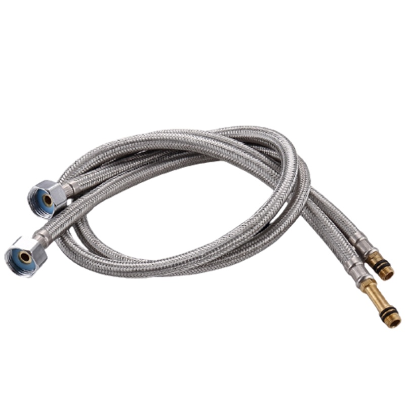 定制不锈钢编织管古达尖头进水管家用厨房洗菜盆面盆冷热水龙头连接管配件