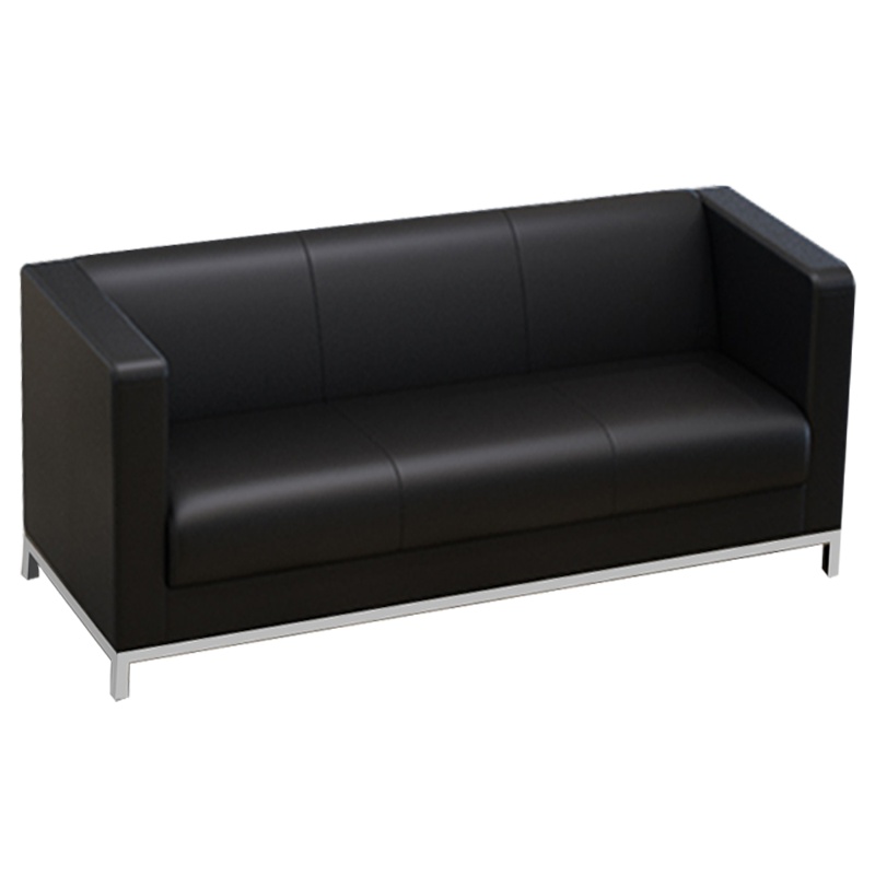 瑞丰杰办公沙发现代简约沙发RJ-SF053环保西皮三人位