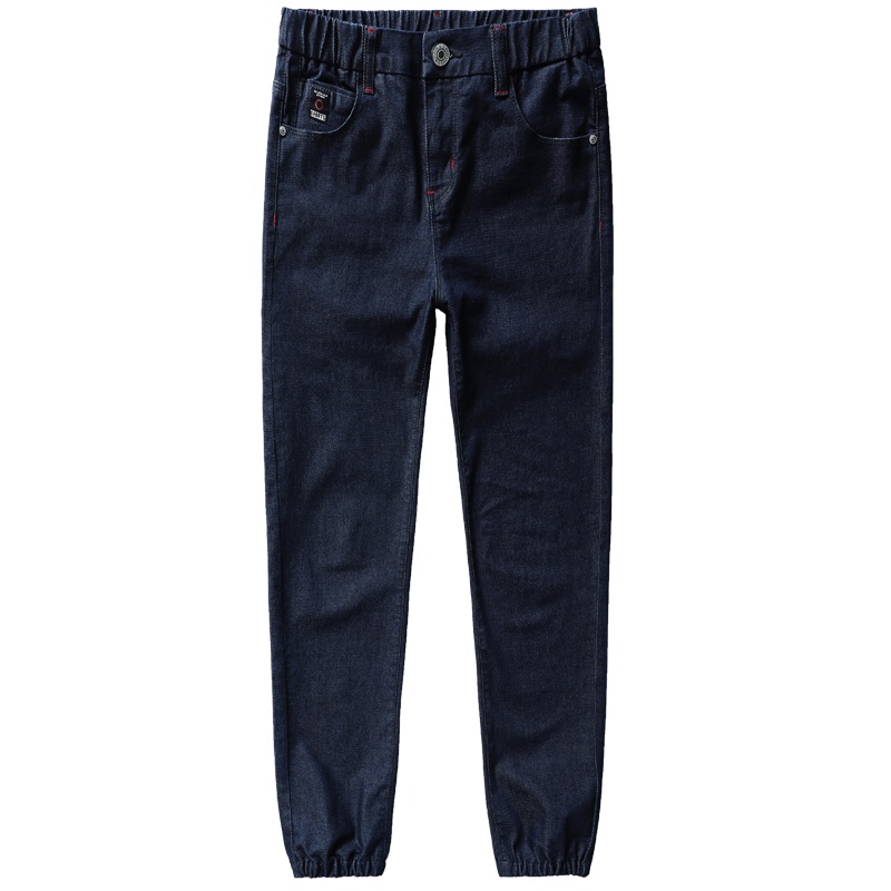 绅士空间2021春季弹力牛仔裤男装韩版直筒休闲长裤大码男士牛仔裤修身牛仔裤SS.8009