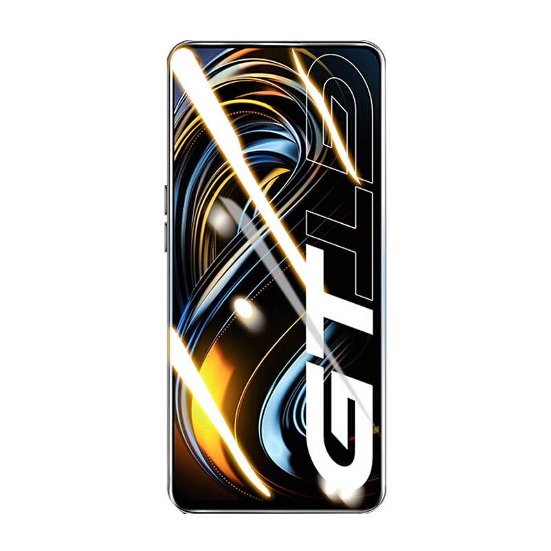 ESCASE[贴坏包赔 ]realme真我GT Neo2钢化膜手机贴膜5G手机非全屏覆盖高清防爆玻璃手机保护贴膜透明