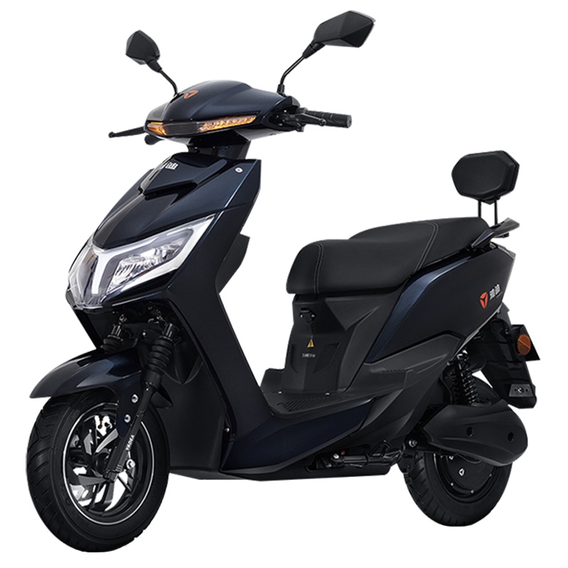 雅迪 锐致60V20A电动车成人电瓶踏板车代步男女 电动轻便摩托车 新亮黑