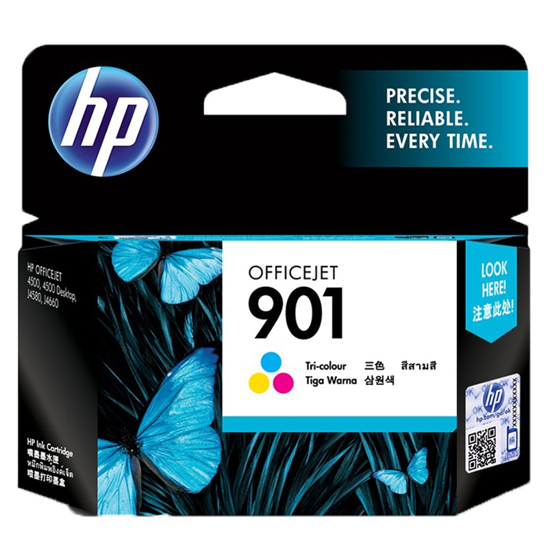 惠普(HP)CC656AA 901 彩色墨盒(适用于Officejet J4580 J4660 4500)