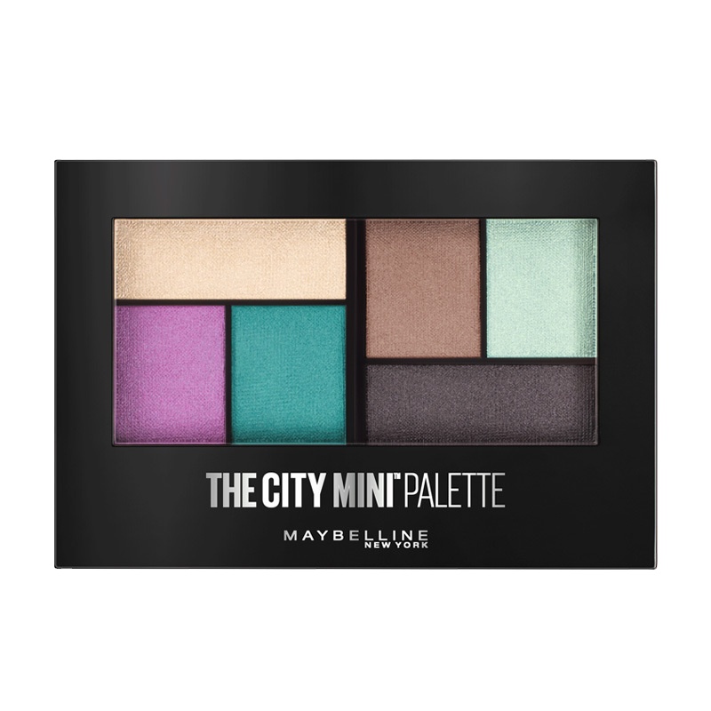 美宝莲(Maybelline)纽约时刻六色迷你眼影盘叛逆时刻 6.1g/多色珠光闪粉新手初学者正品