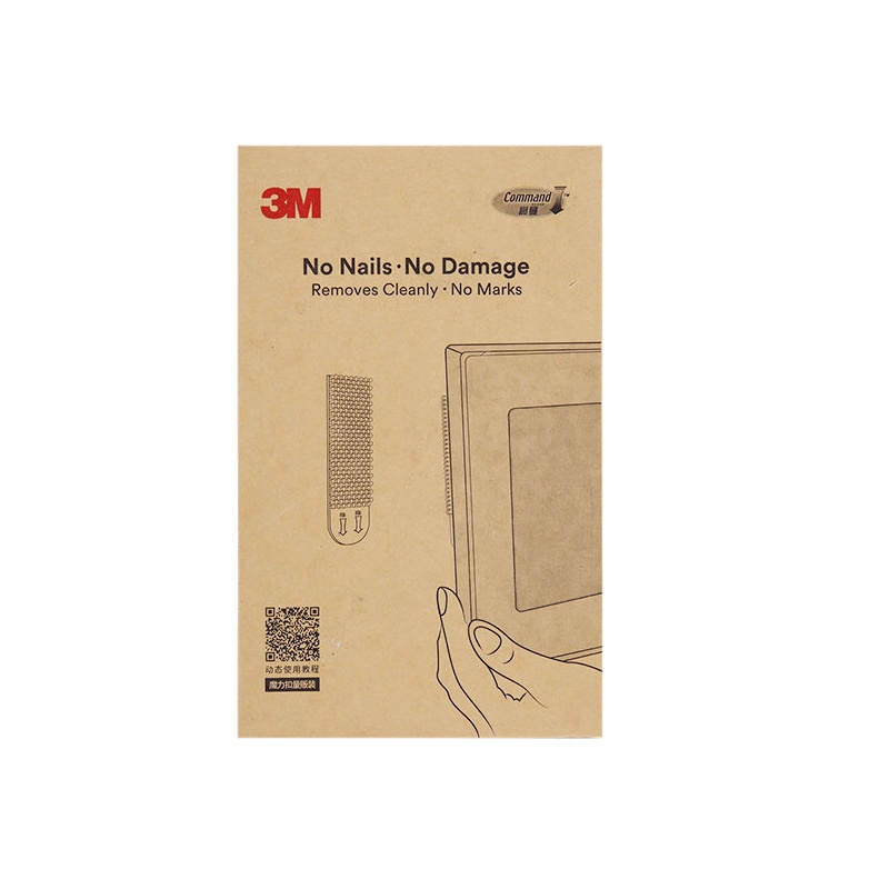 3M无痕魔力扣无痕挂钩强力不粘钩相框照片墙挂钩创意免钉不伤墙面 中号量贩12组装