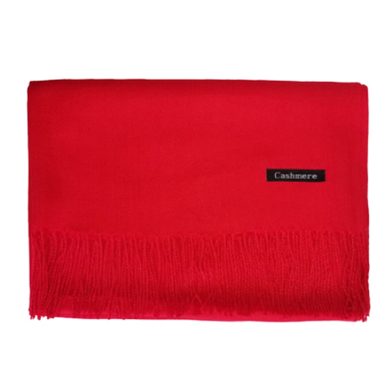 仿羊绒秋冬纯色围巾