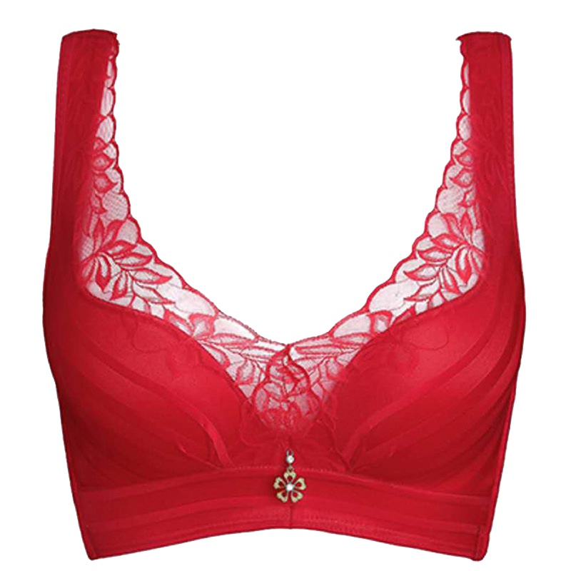 欧美风格巴黎诱惑大码蕾丝背心少女士胸罩性感聚拢无钢圈文胸