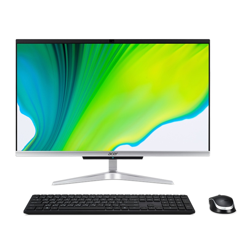 宏碁(acer)蜂鸟C24 23.8英寸宏基轻薄美型超薄机身高性能娱乐家用商务高效学习办公一体机电脑台式电脑(十代酷睿i5-1035G1 8G 512GSSD 集显 IPS全高清)