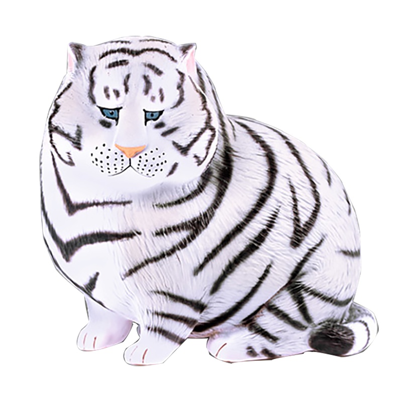 超萌新品 1代胖虎白色款 盒装手办模型摆件