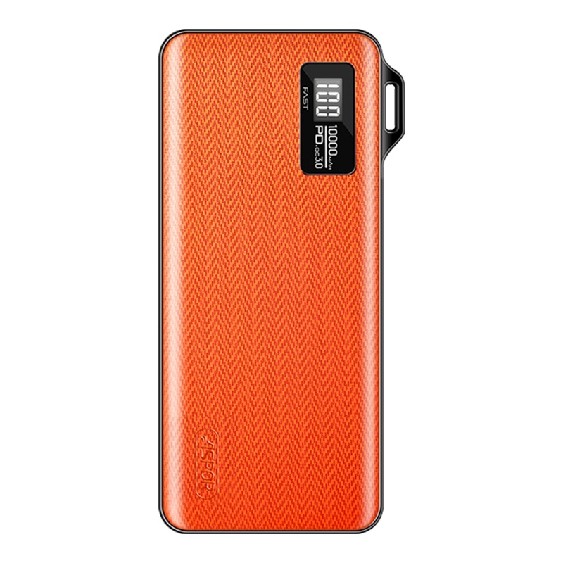【以换代修】ASPOR 10000毫安充电宝移动电源 PD快充双输入输出大容量聚合物 小巧便携苹果华为小米三星VIVO橙