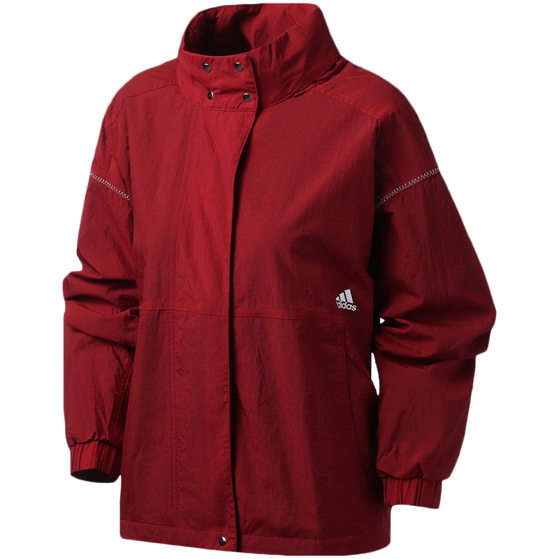 阿迪达斯女服外套夹克防风服休闲运动服ED1528