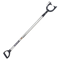 柯拓[防暴脚叉加强型]不锈钢防爆钢叉伸缩防暴钢叉腰叉校园防卫脚叉脖叉颈叉保安器材防爆叉安保用品装备