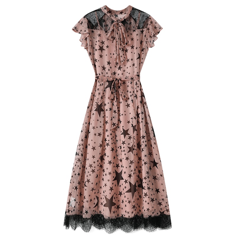 马克华菲女装2019夏季新款时尚休连衣裙时尚两件套套装