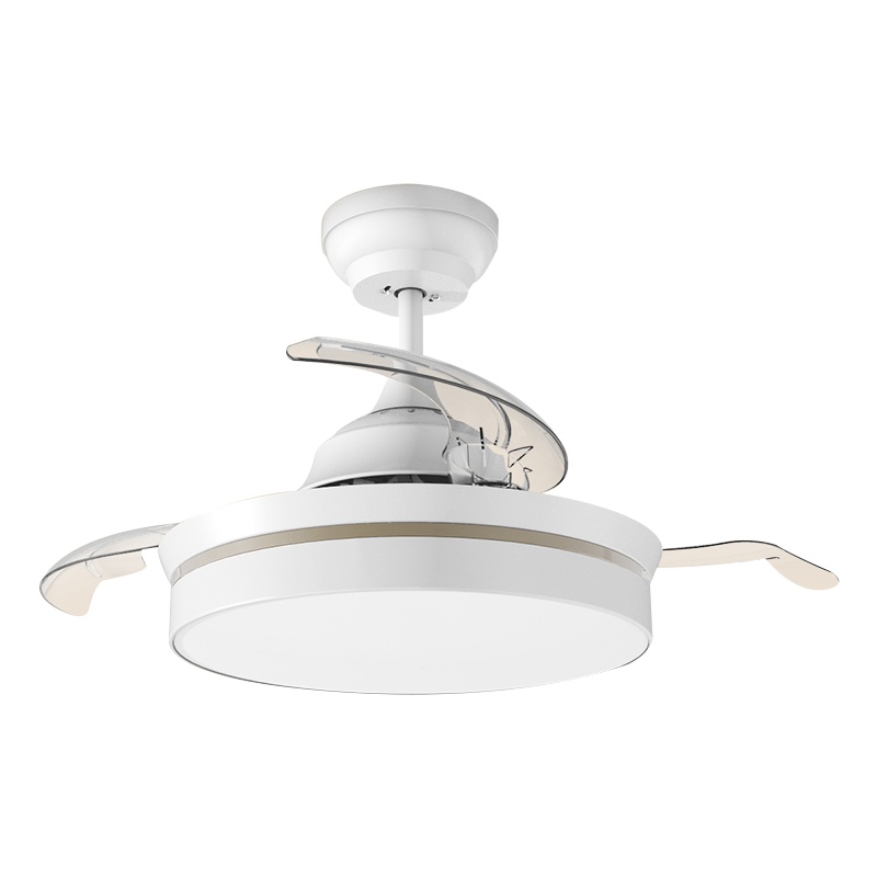 奥普隐形扇风扇吊灯客厅餐厅卧室家用简约现代电扇灯具风扇灯沐风