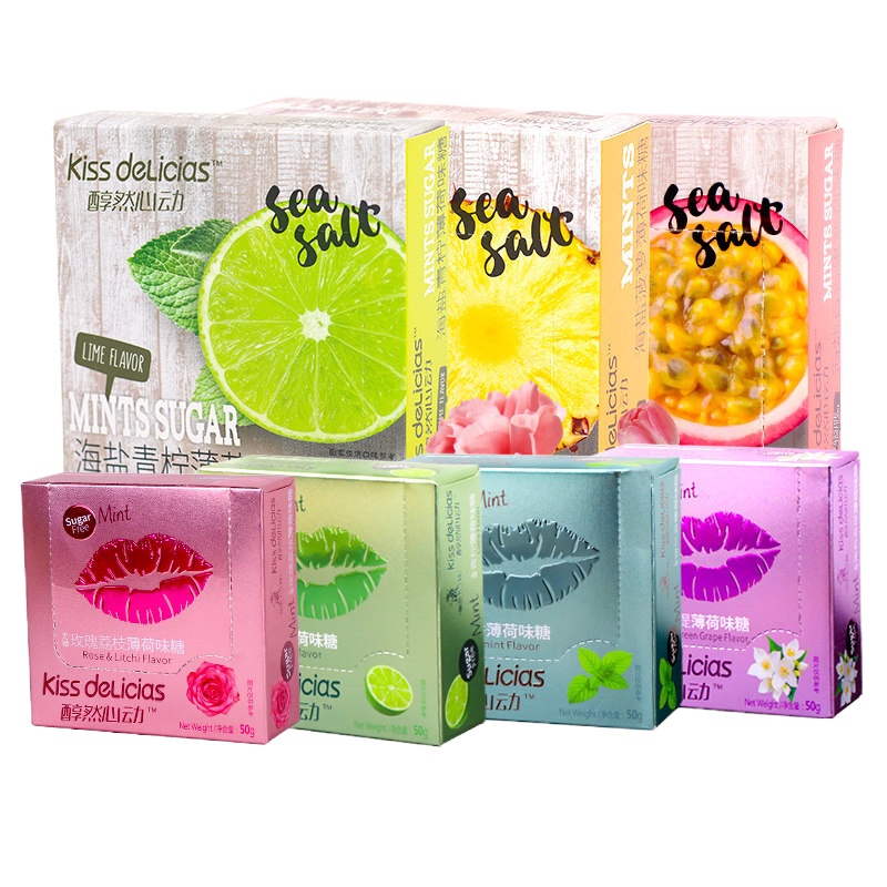 海亿薄荷糖 50g*12小盒装