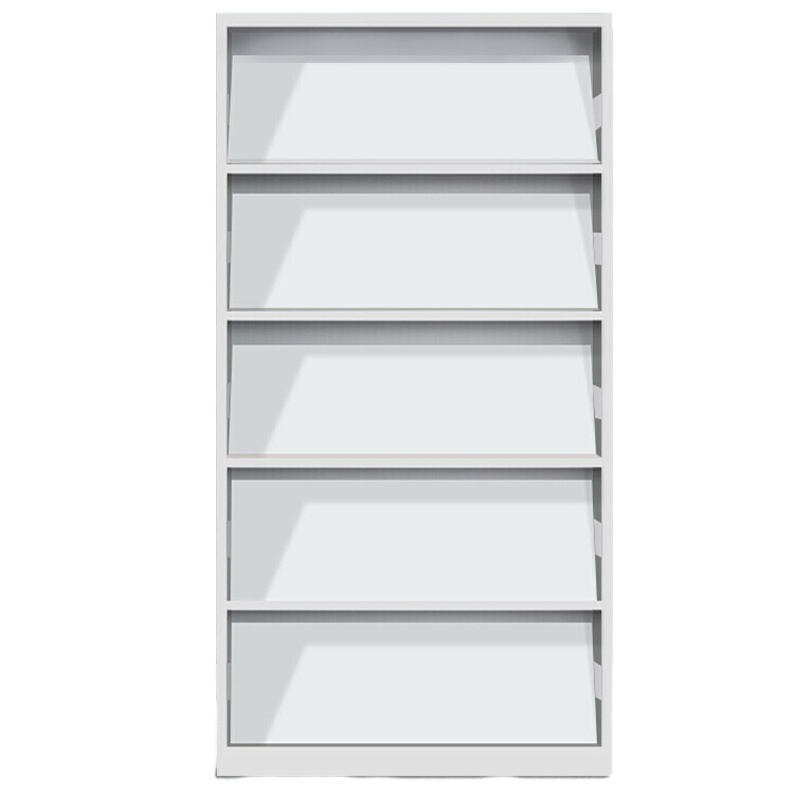 顶鸿DH-HY0645铁皮柜 钢制书架 杂志架 报刊架 凭证多用柜 国标尺寸0.5通体期刊架