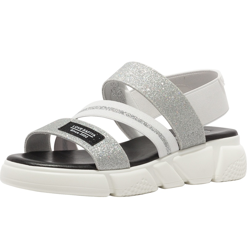 ST&SAT/星期六旗下夏时尚简约休闲沙滩时尚凉鞋女SF02115076