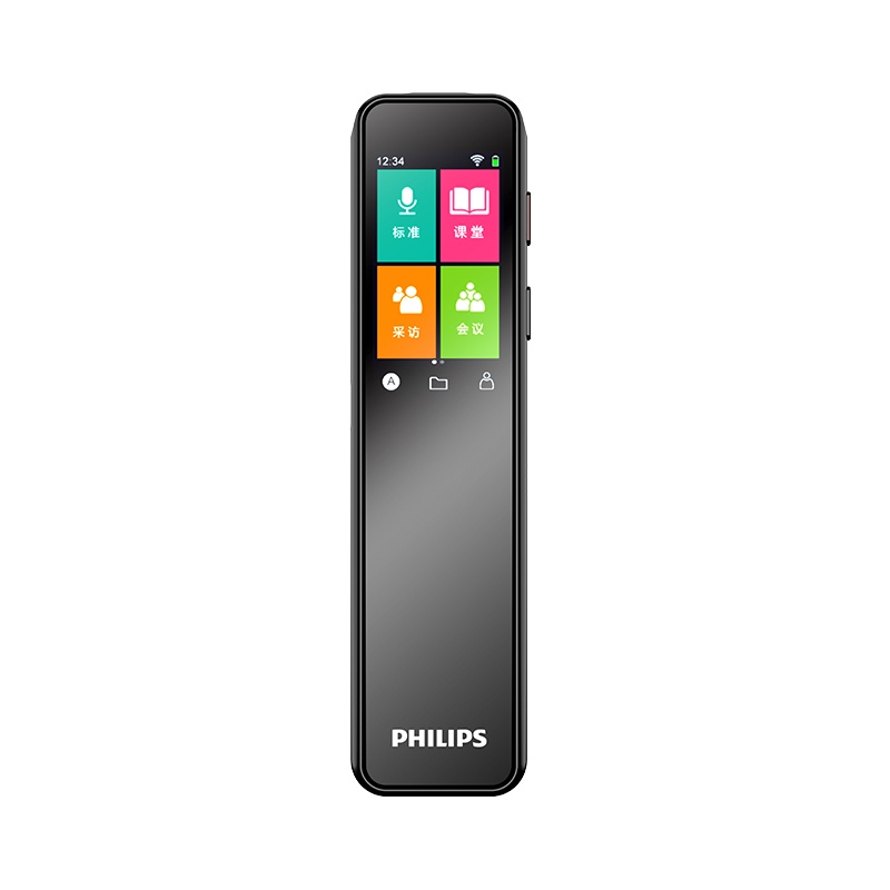 飞利浦(PHILIPS)VTRVTR5201升级版采访会议课堂高品质录音笔终身免费转文本MP3播放器