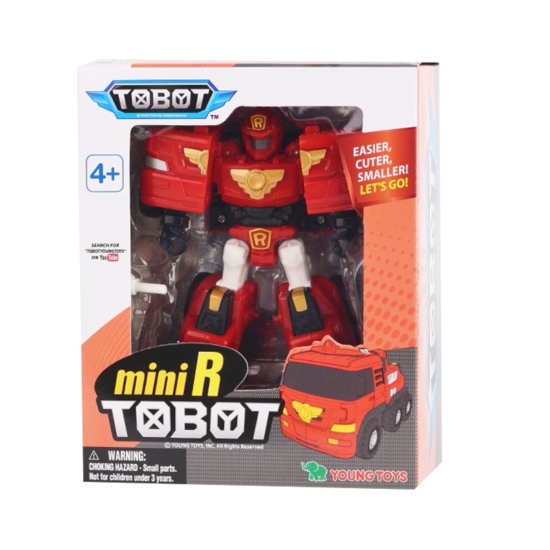 托宝兄弟(TOBOT)玩具金刚变形车机器人男孩玩具汽车R战士迷你版-301028