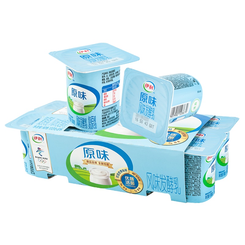 伊利风味发酵乳8连杯（特惠装）100g/杯