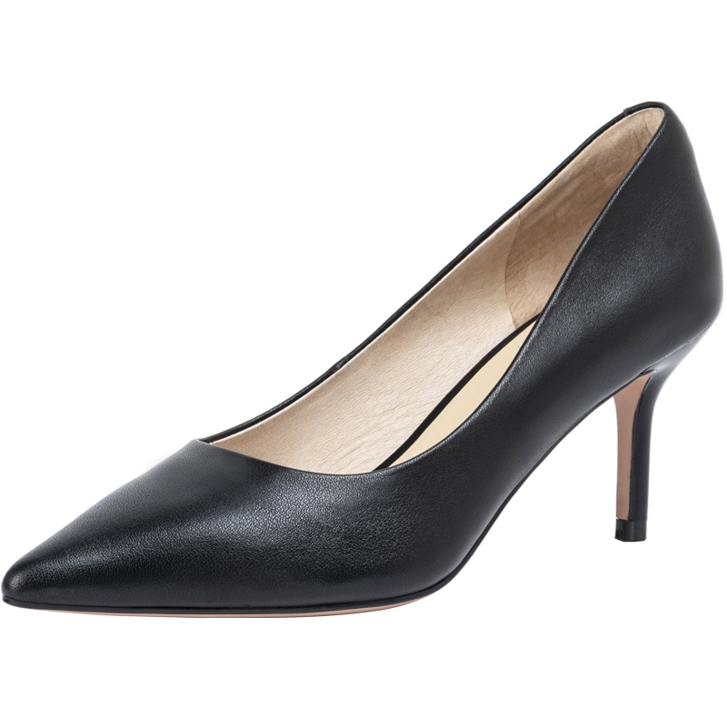 百田森新款职业鞋女细跟百搭法式仙女高跟鞋通勤上班工作鞋女