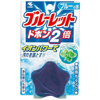 [日本直采]小林制药(KOBAYASHI) 自动马桶洁厕块洁厕剂 蓝色薄荷120克