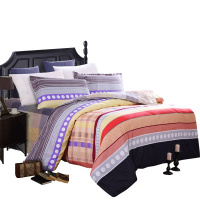 恒源祥家纺全棉印花四件套床上用品全棉床品套件床单被套 1.5m床