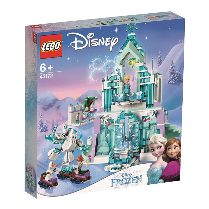 【全球购】艾莎的冰雪城堡LEGO乐高迪士尼43172  6岁+701颗积木玩具