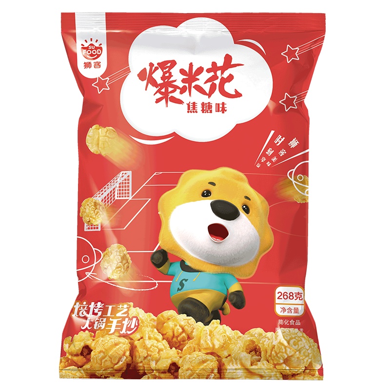 狮客[苏宁自主品牌]焦糖味爆米花268g
