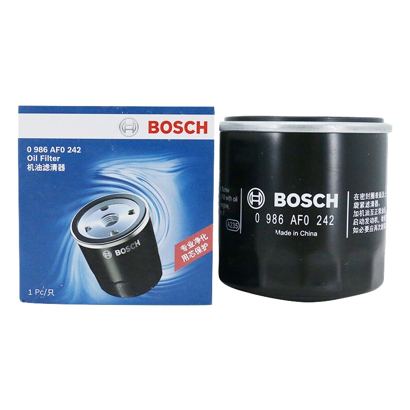 博世(BOSCH)机油滤清器/机滤/机油滤芯0986AF0242(雪佛兰赛欧/别克凯越/英朗/乐驰/五菱荣光)