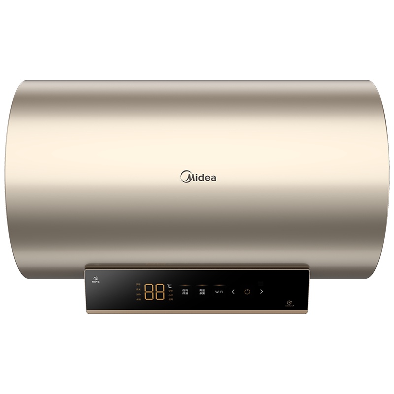 [新品][美的智能家电]80升家用 电热水器F8022-J7(HE) 高温杀菌 一级能效 WIFI智控 安全防电墙
