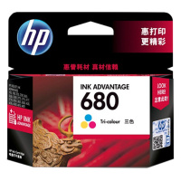 惠普（HP）680墨盒 彩色适用2138/4678/3636/3838/4538/3638打印机 150页 单支