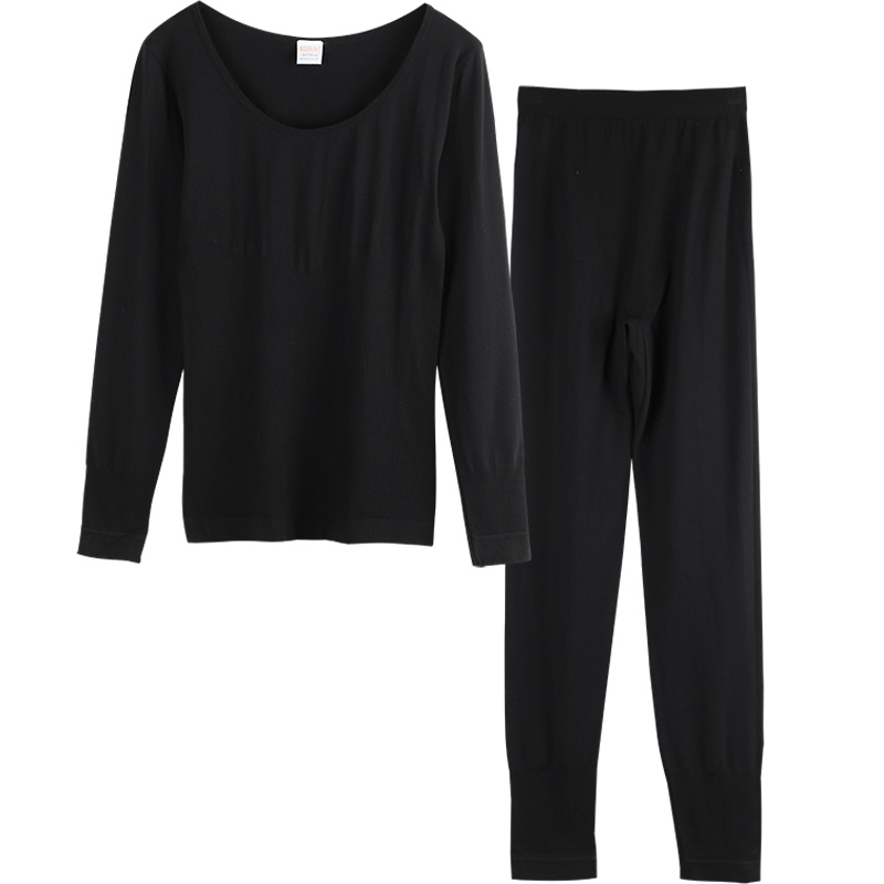 红豆(HODO)红豆居家女士塑身美体内衣女式秋衣秋裤低领紧身打底保暖套装